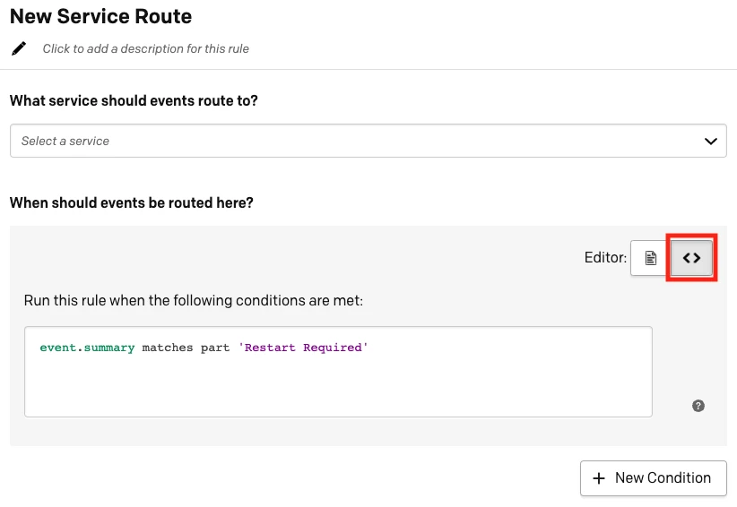 Edit a routing rule using PagerDuty Condition Language (PCL) Edit a routing rule using PagerDuty Condition Language (PCL)