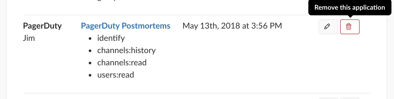 Remove PagerDuty Postmortems app Remove PagerDuty Postmortems app