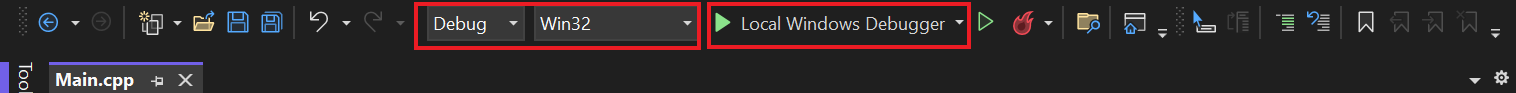 Visual Studio Toolbar Image